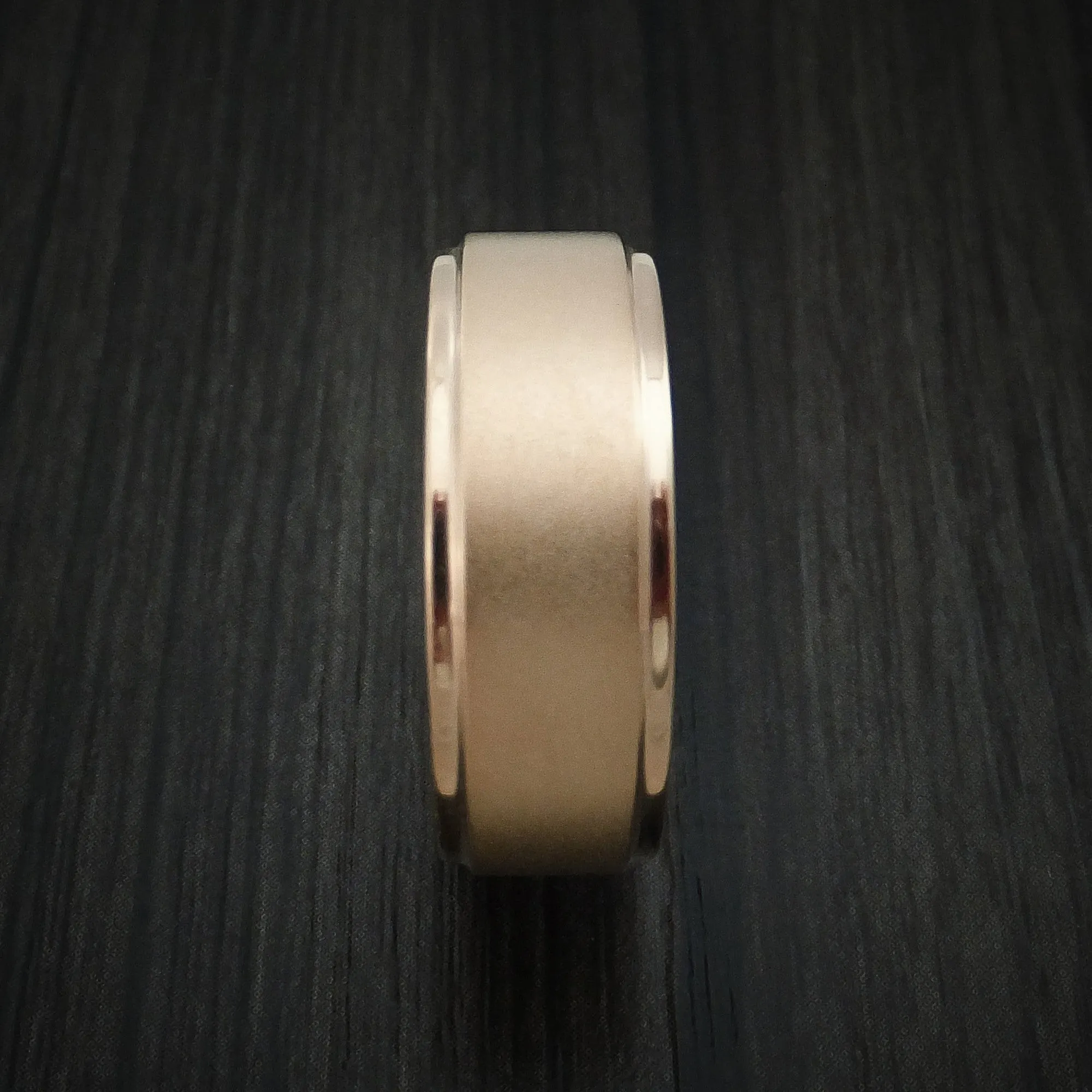 14K Rose Gold Classic Style Wedding Men's Band Custom Made