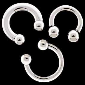 2G Titanium Horseshoe - Internally Threaded