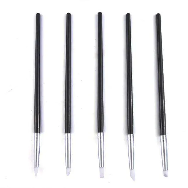 5 Pcs/Sets Nail Art Pen 2 In 1 Double Ends Dotting Drawing Painting UV Gel Liner Polish Brush Set Nail Art Dotting Tools