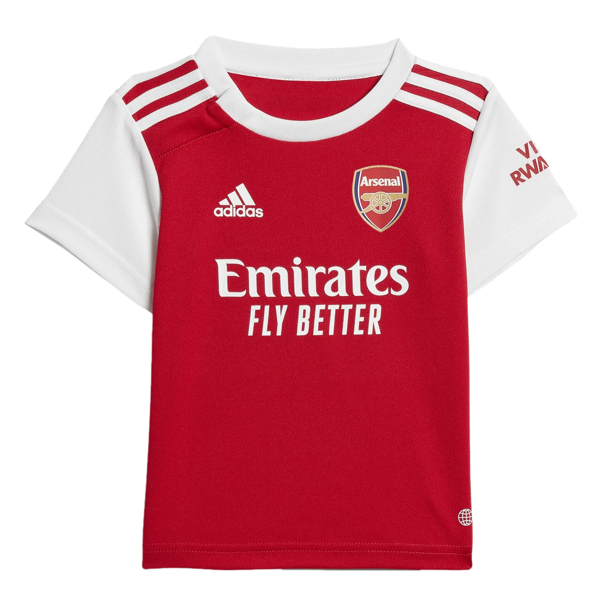 adidas Arsenal 2022/23 Home Baby Kit Scarlet/White