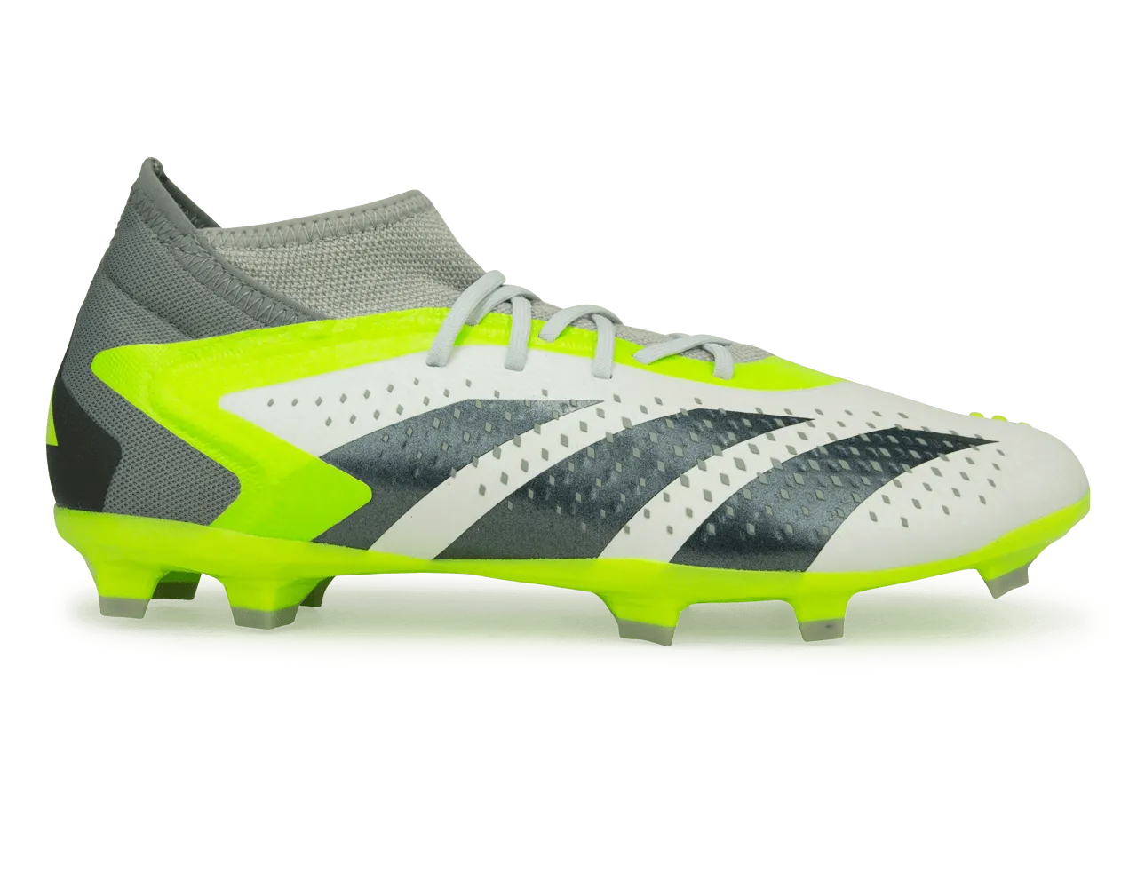 adidas Kids Predator Accuracy.1 FG White/Lucid Lemon