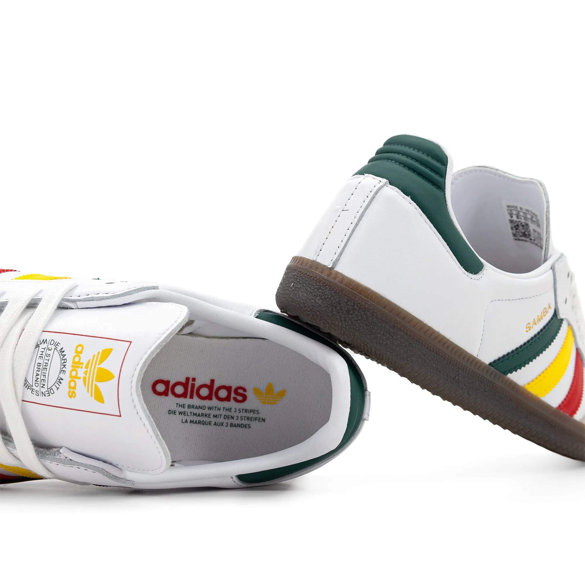 adidas Samba OG White/Yellow/Green IH3118