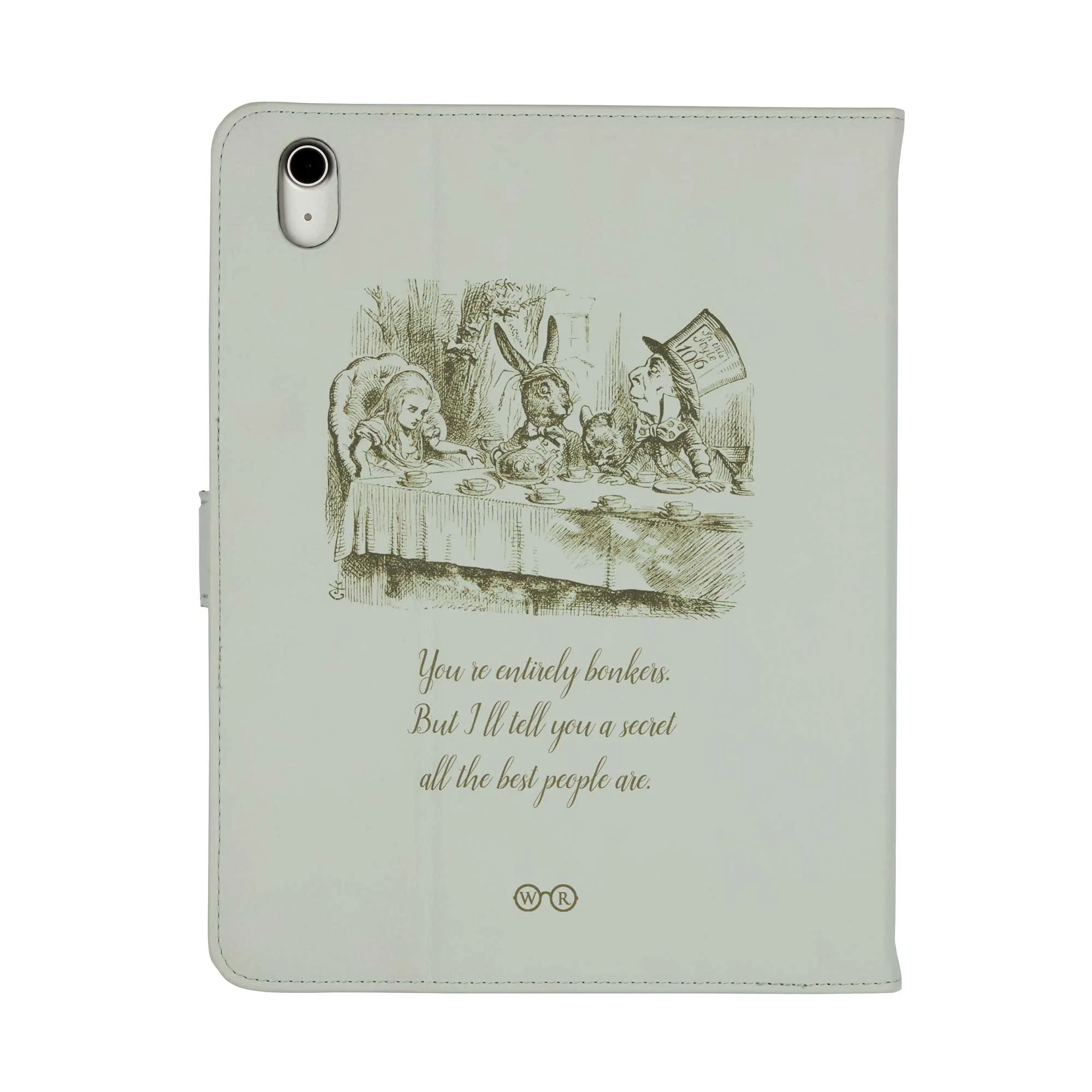 Alice in Wonderland Turquoise Book iPad Case