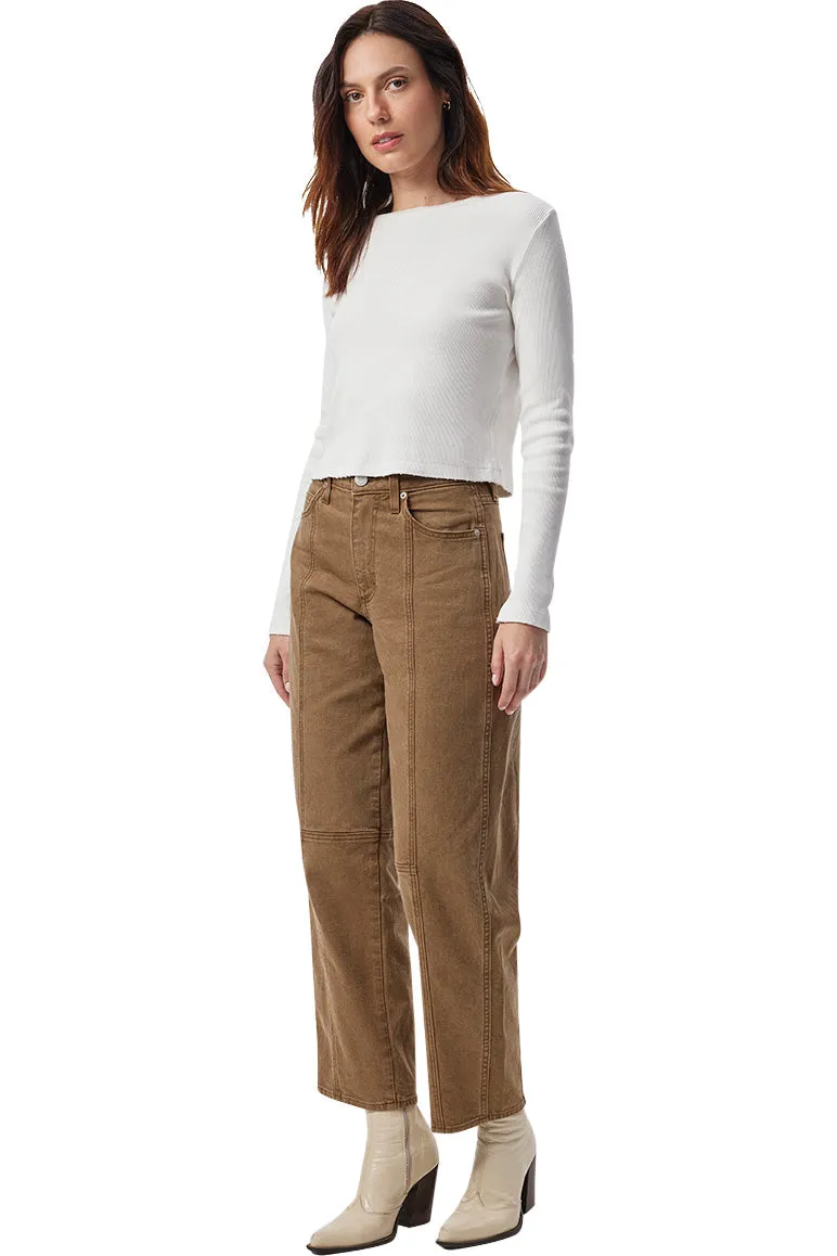 AMO Denim Wilma Pants in Toffee