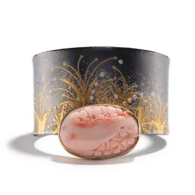 Angel Skin Coral Cuff Bracelet