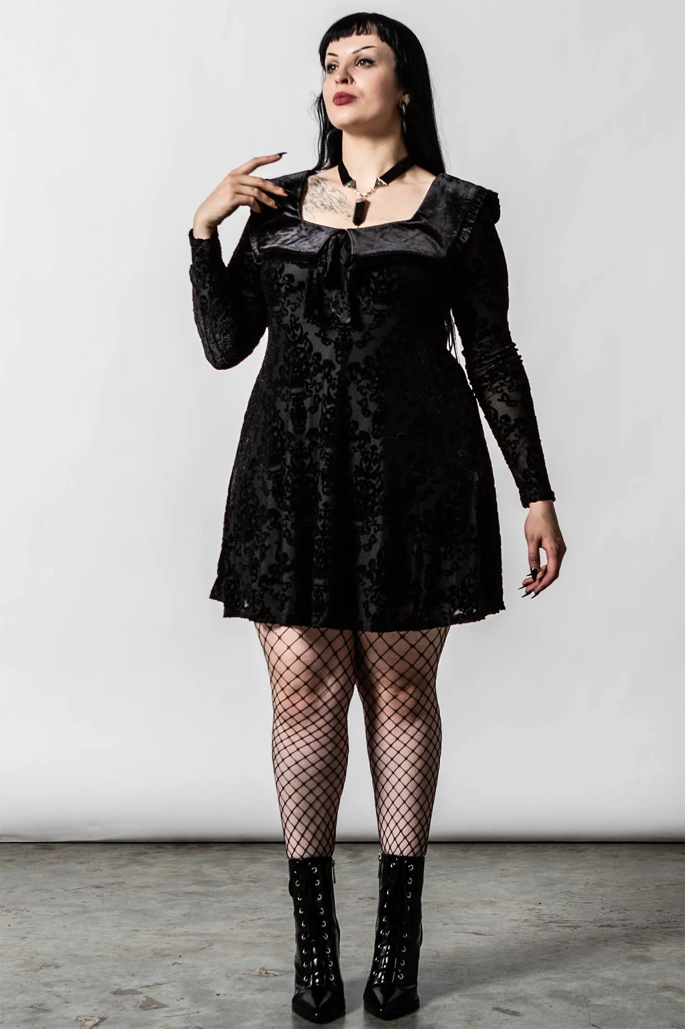 Angelique Collar Dress Resurrect