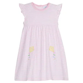 Applique Laurel Dress - Kite