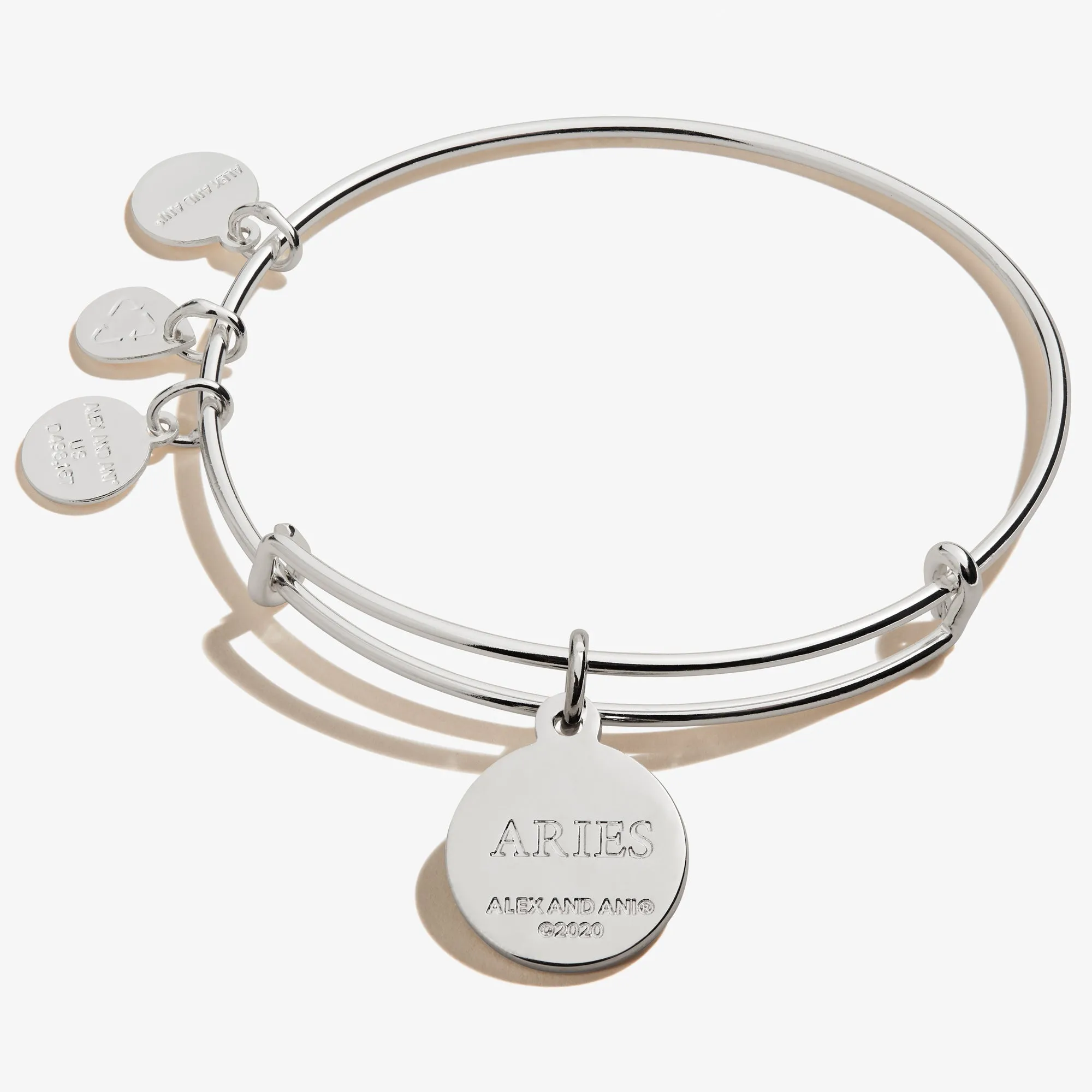 Aries Zodiac Charm Bangle, Color