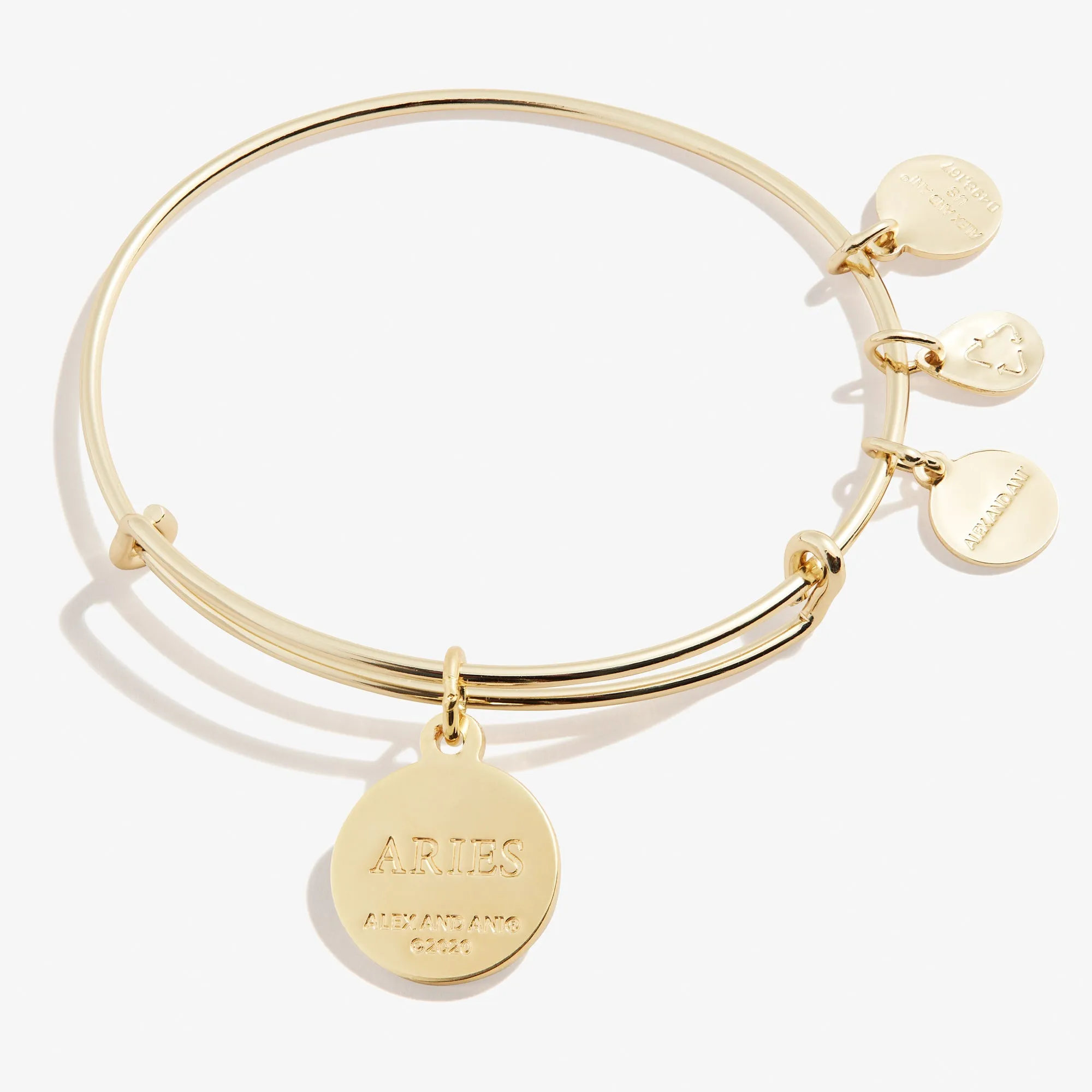 Aries Zodiac Charm Bangle, Color