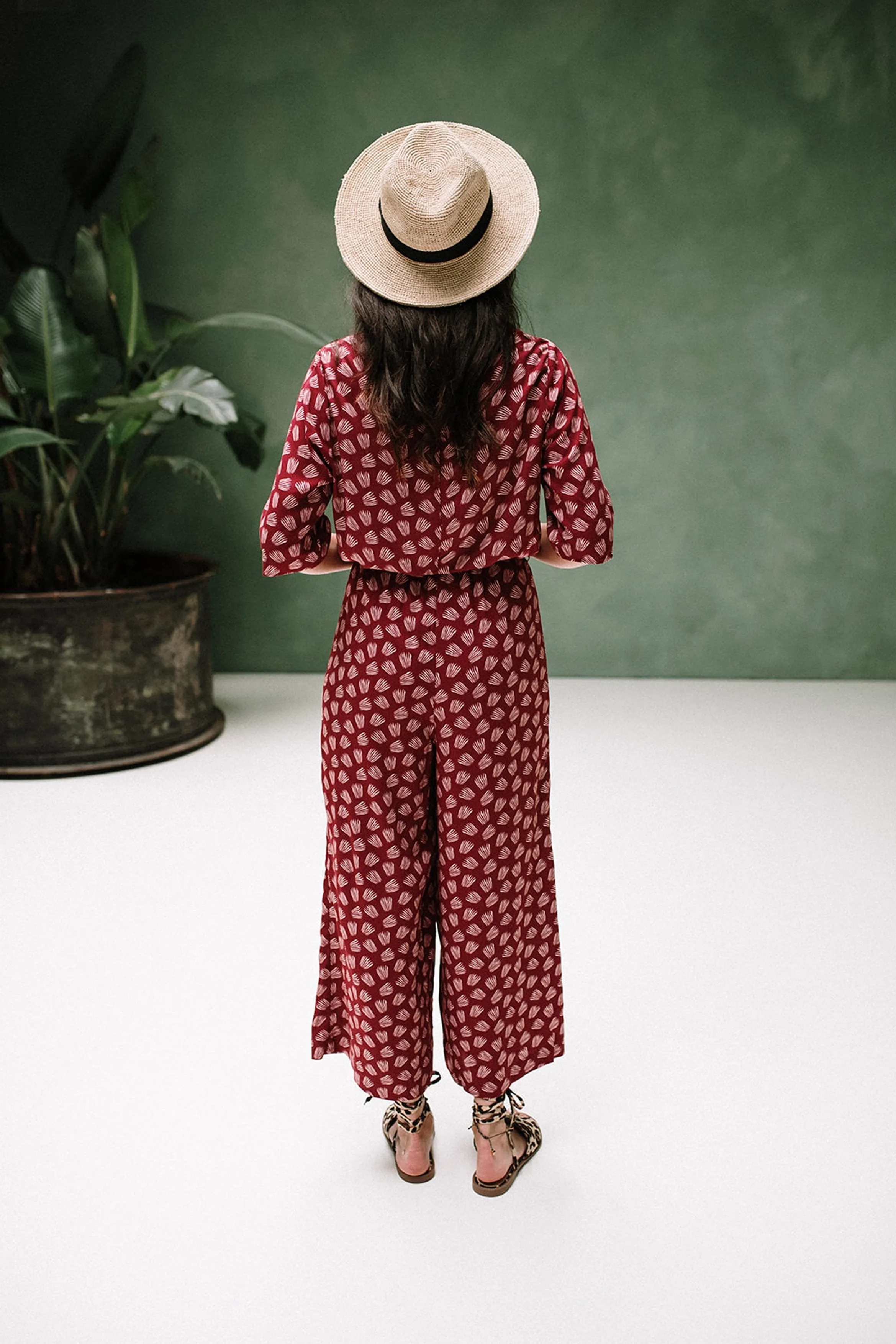 asha jumpsuit flower print