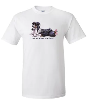 Australian Shepherd  Black Tri - All About The Dog - T-Shirt