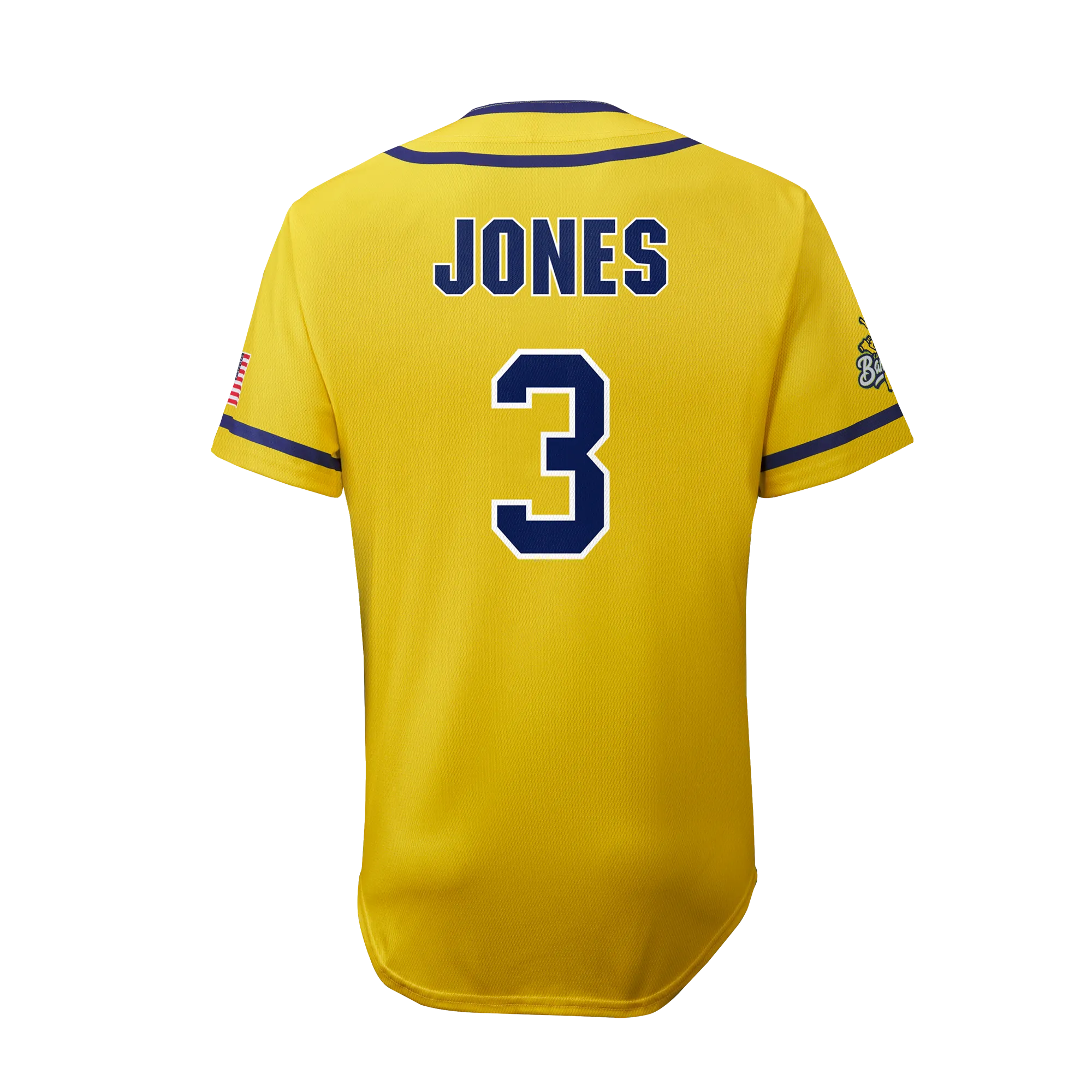 Bananas Eric Jones #3 EvoShield Jersey - Yellow