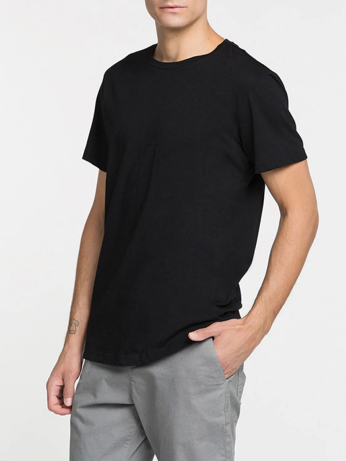 Band V2 Crew Neck T-Shirt Black