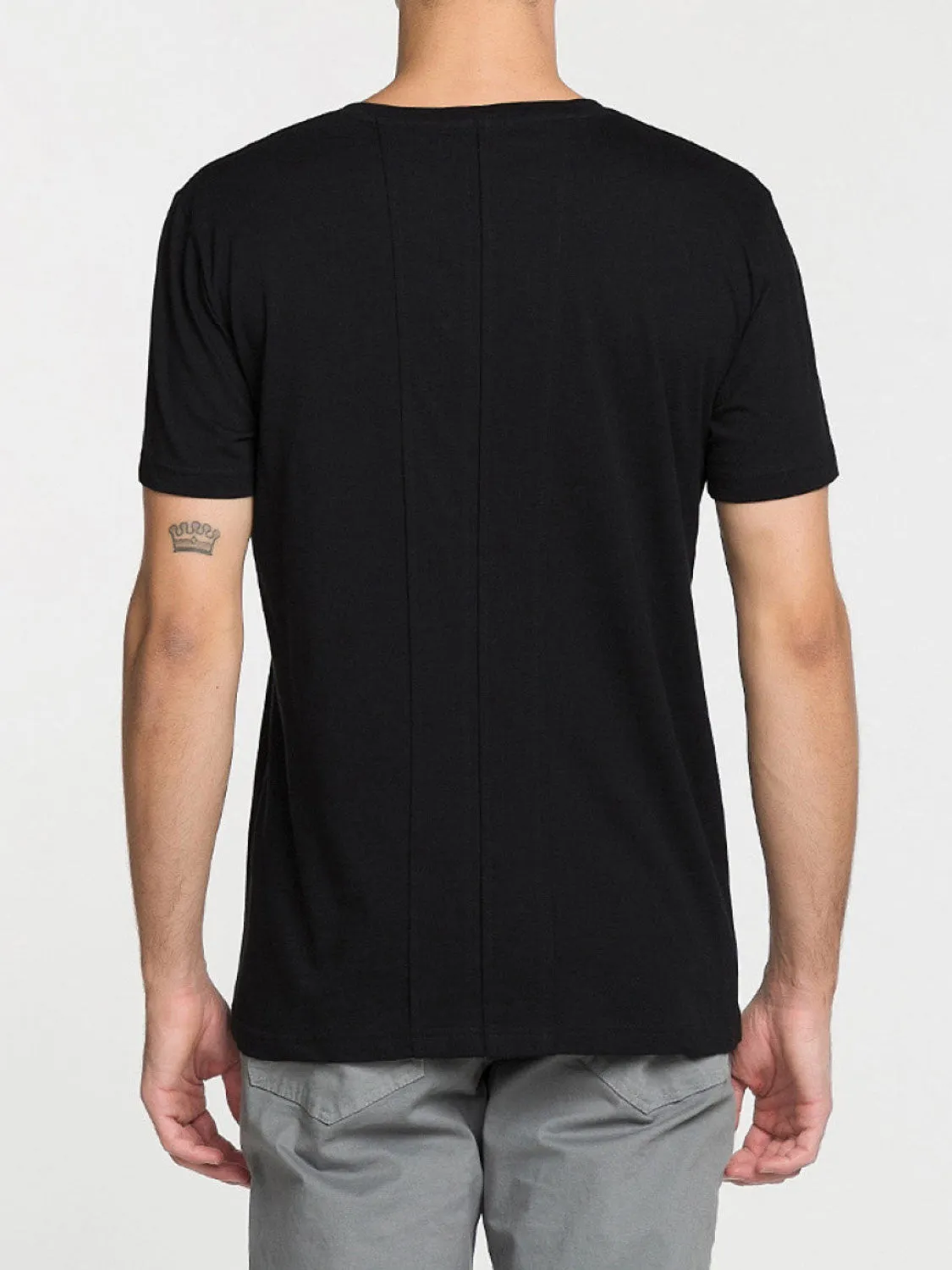 Band V2 Crew Neck T-Shirt Black