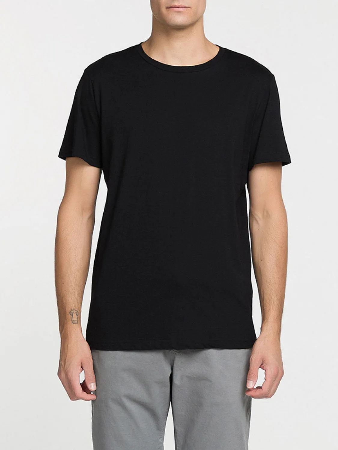 Band V2 Crew Neck T-Shirt Black