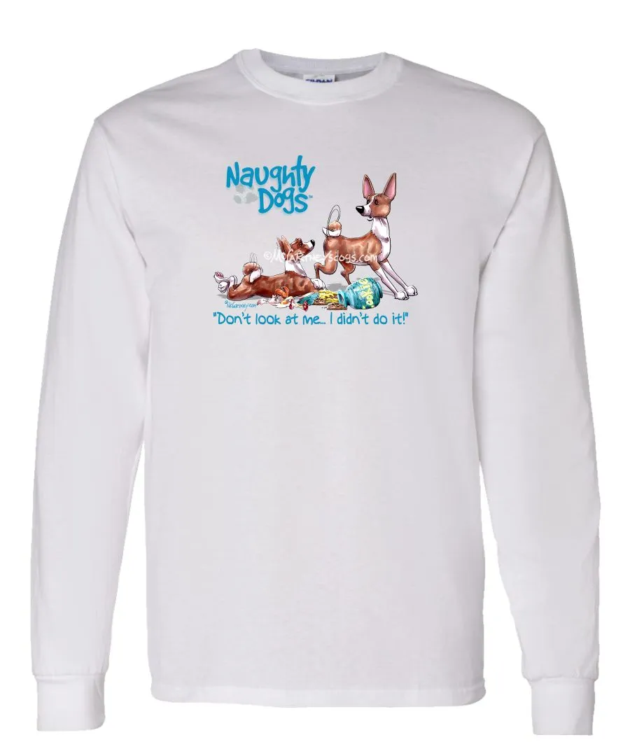 Basenji - Naughty Dog - Mike's Faves - Long Sleeve T-Shirt