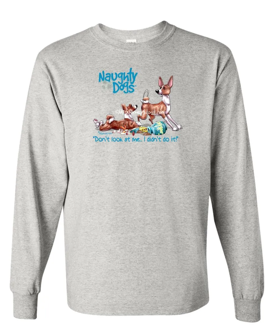 Basenji - Naughty Dog - Mike's Faves - Long Sleeve T-Shirt