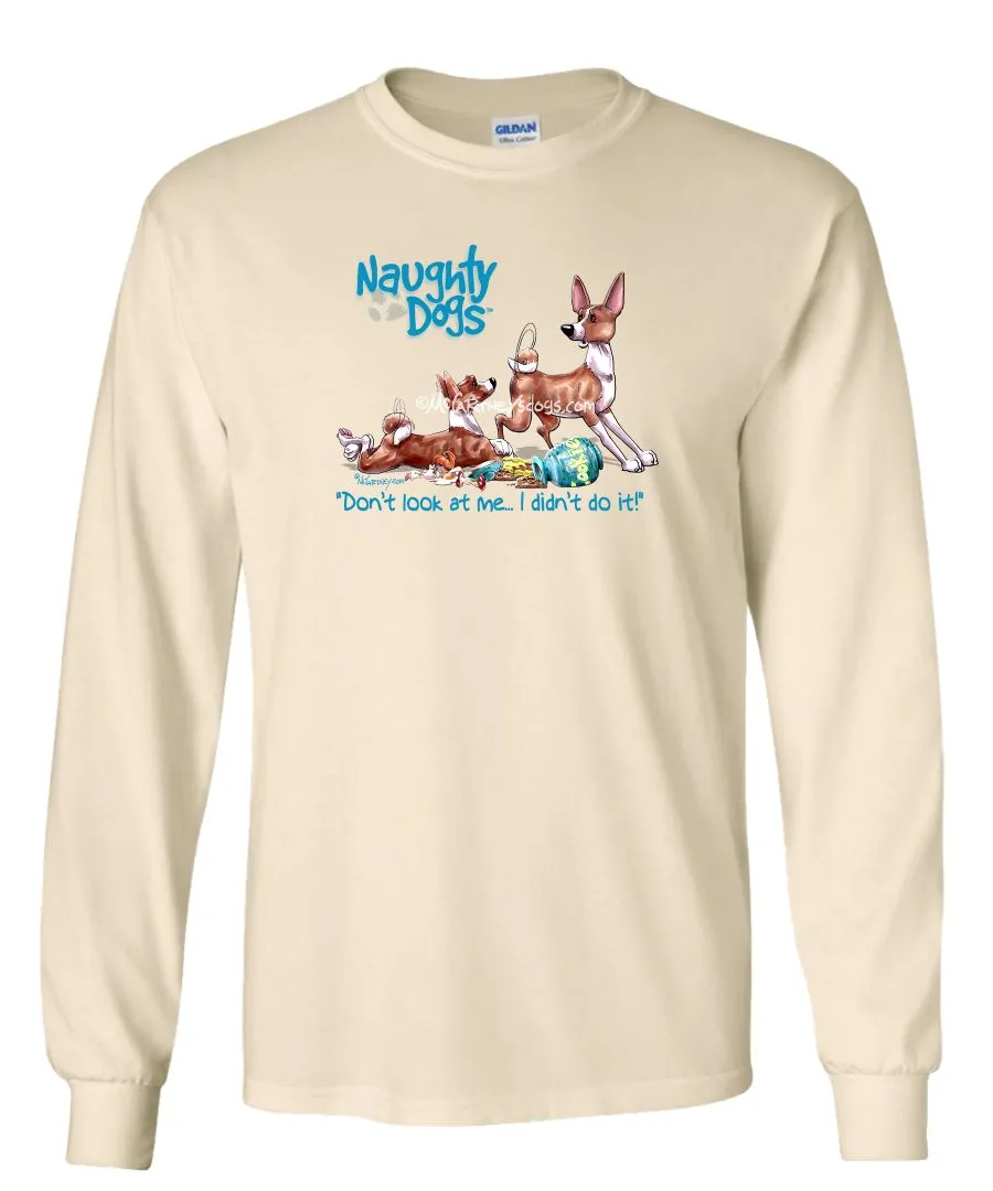 Basenji - Naughty Dog - Mike's Faves - Long Sleeve T-Shirt