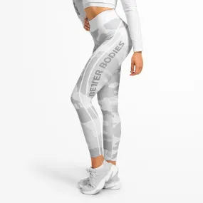 Better Bodies Camo High Tights - White Camo