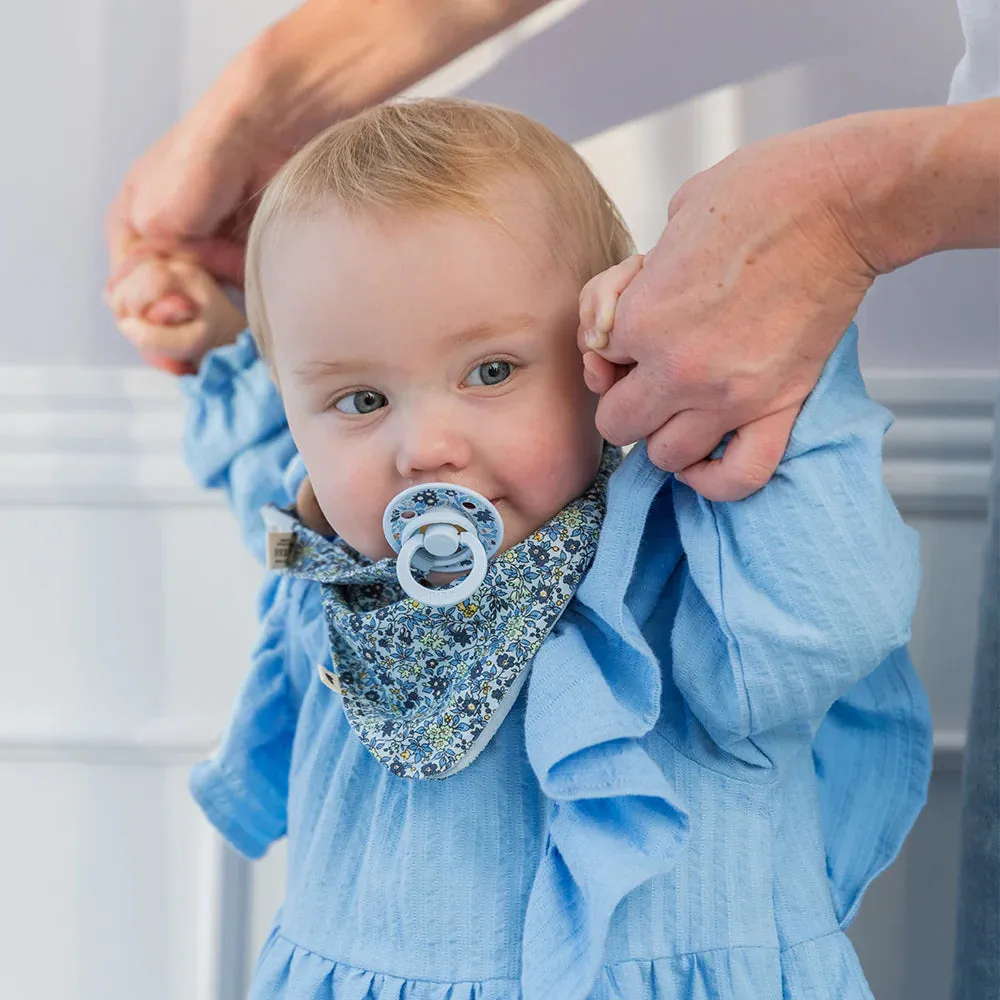 BIBS Dummies - Liberty Bandana Bib Chamomile Lawn Baby Blue