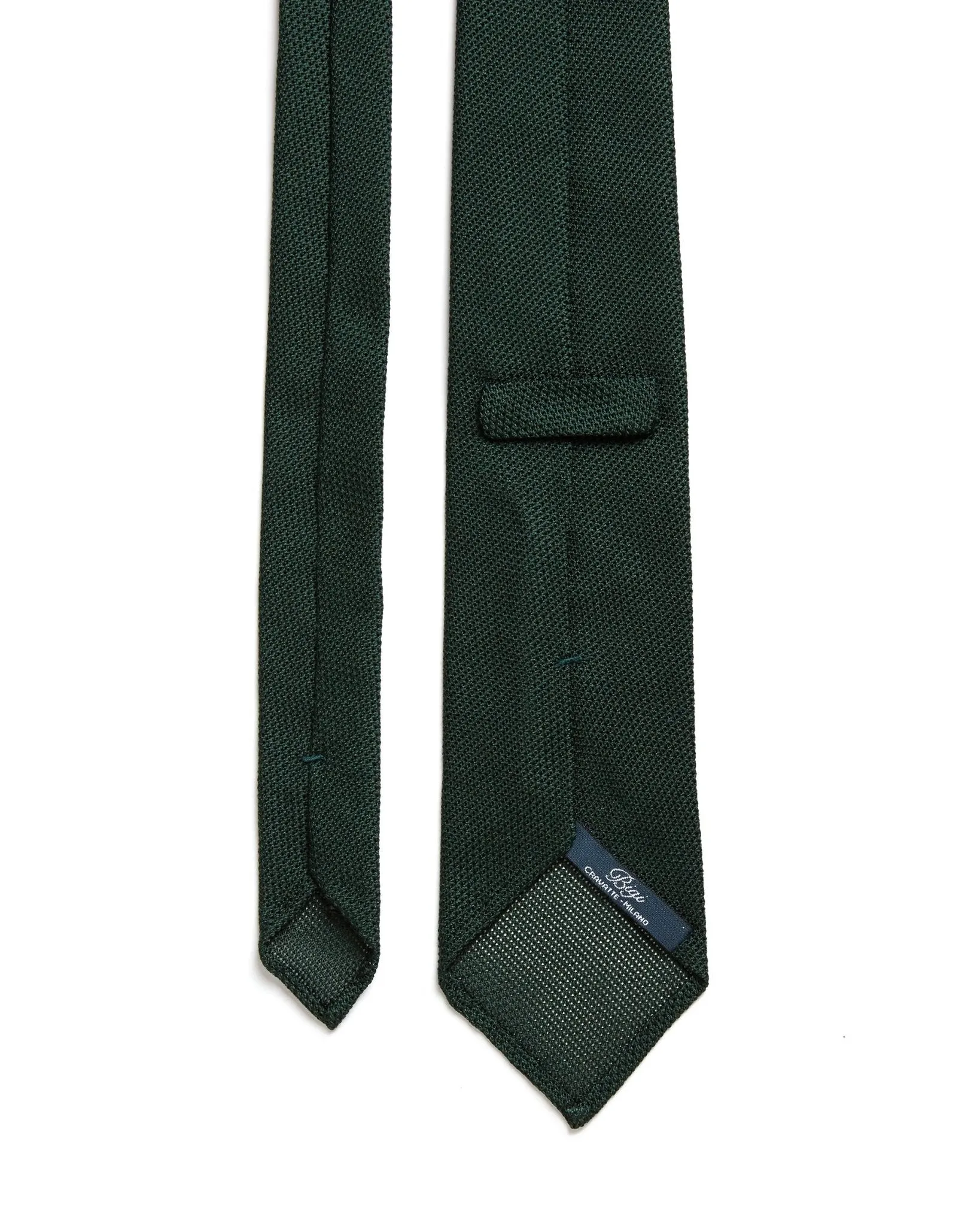 Bigi Fine Silk Grenadine Tie: Green