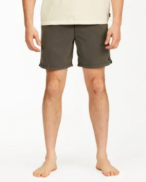 Billabong All Day Overdye Layback Boarshort - Black