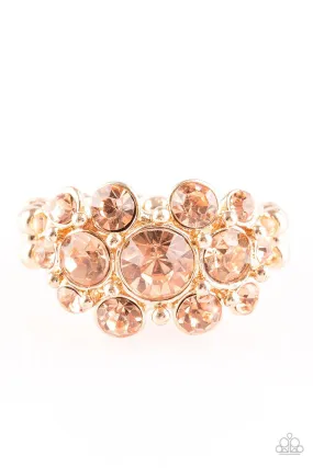 Billion Dollar Bombshell Gold Ring - Paparazzi Accessories