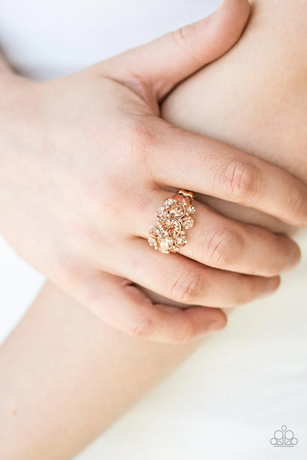 Billion Dollar Bombshell Gold Ring - Paparazzi Accessories