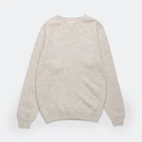 Birnir Brushed Lambswool Sweater - Oatmeal