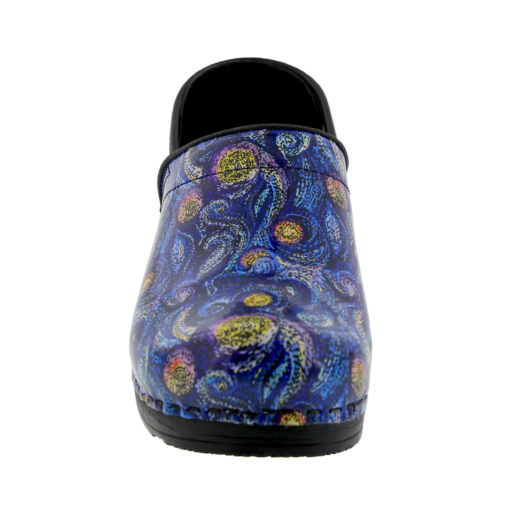 BJORK PROFESSIONAL Starry Leather Clogs - CLOSEOUT