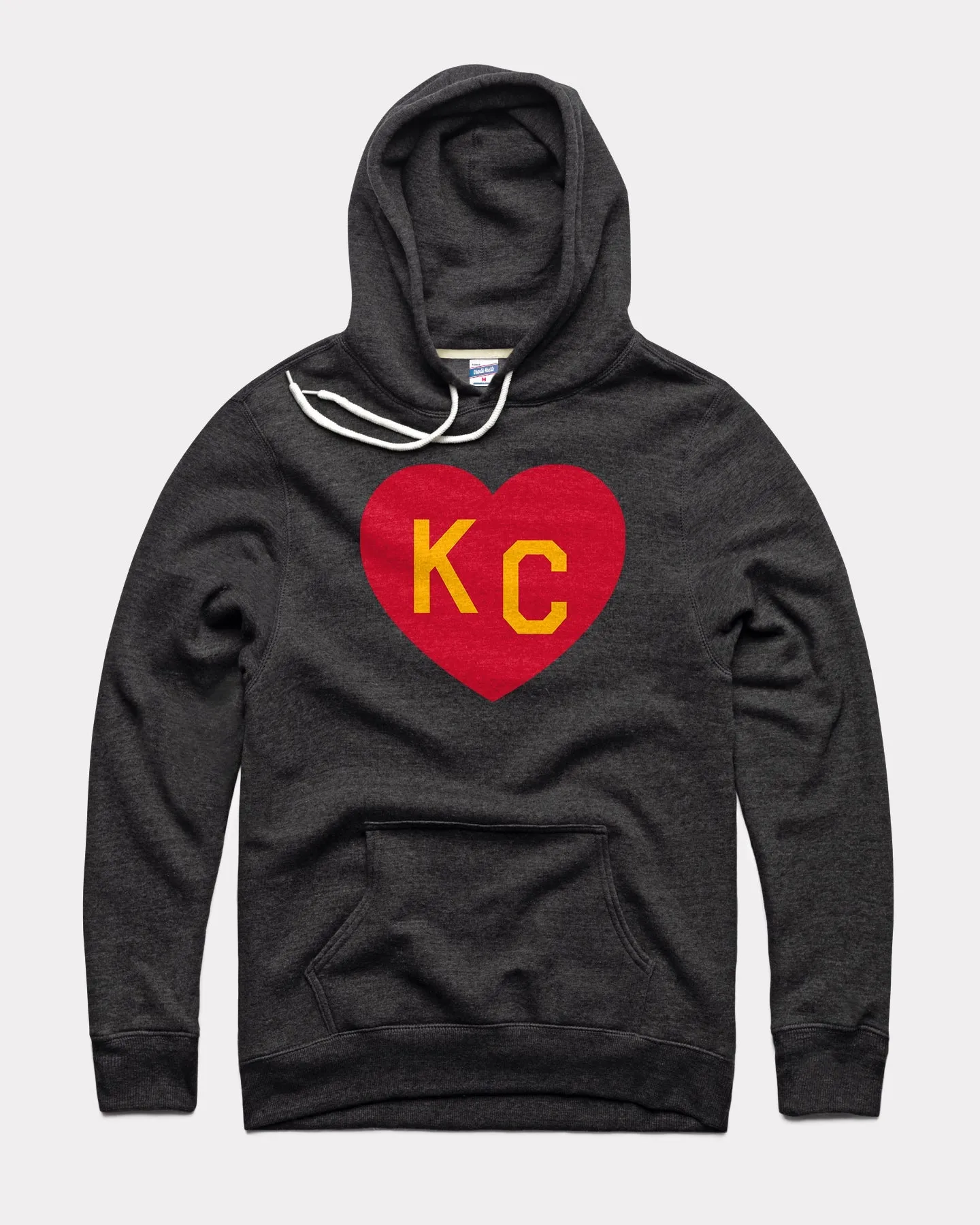 Black & Red Arrowhead KC Heart Vintage Hoodie