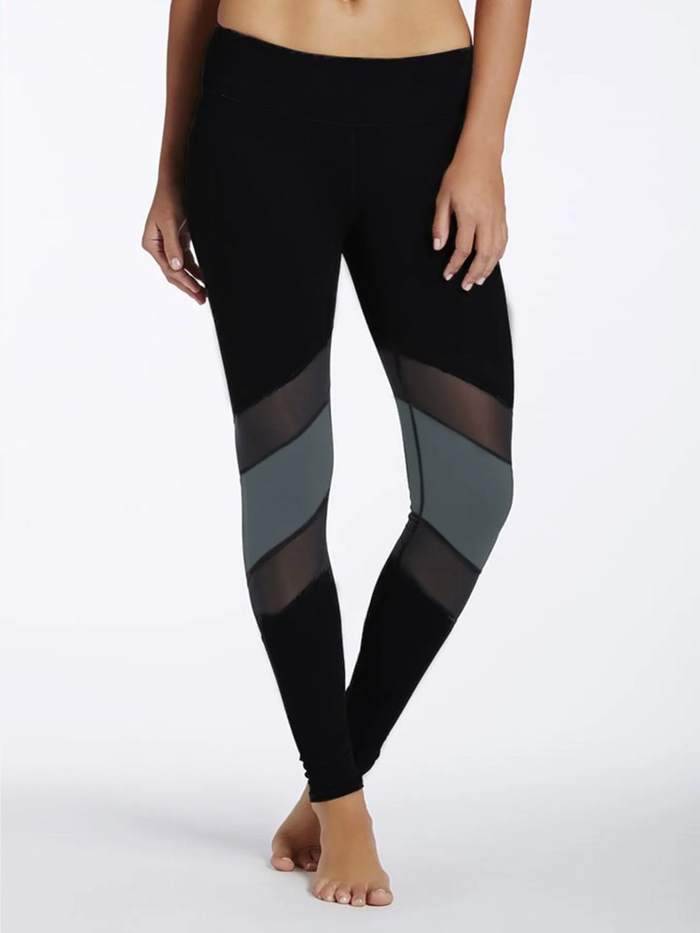 Black Mesh Leggings - Ignite Series - Sale