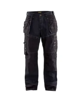 Blaklader Denim Work Trousers with Knee Pad and Nail Pockets X1500 15001140