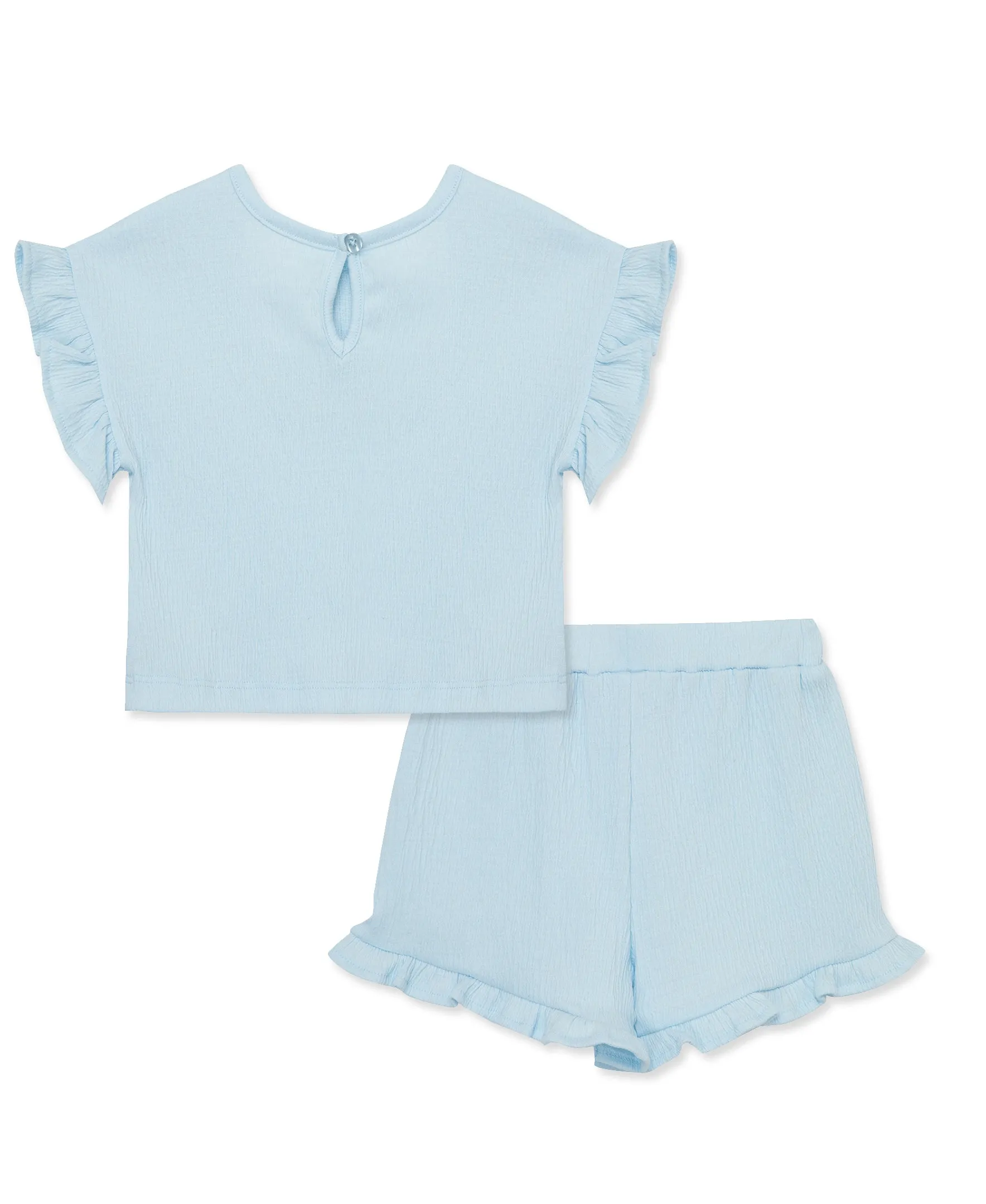 Blue 2-Piece Infant Skort Set (12M-24M)