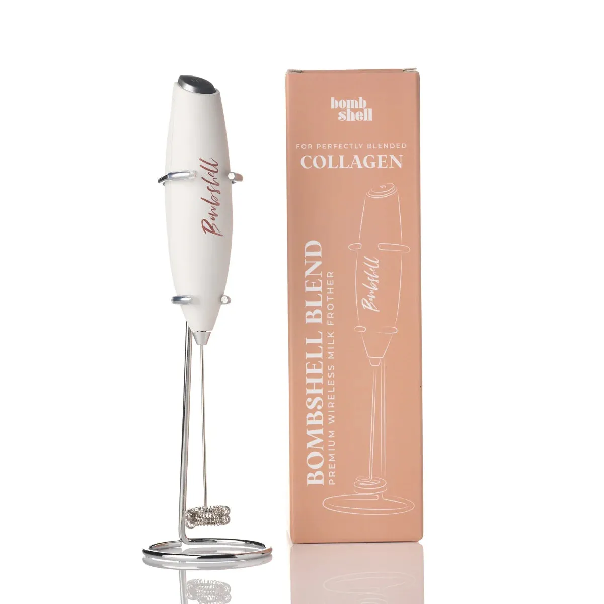 BOMBSHELL BLEND: PREMIUM WIRELESS MILK FROTHER & WHISK