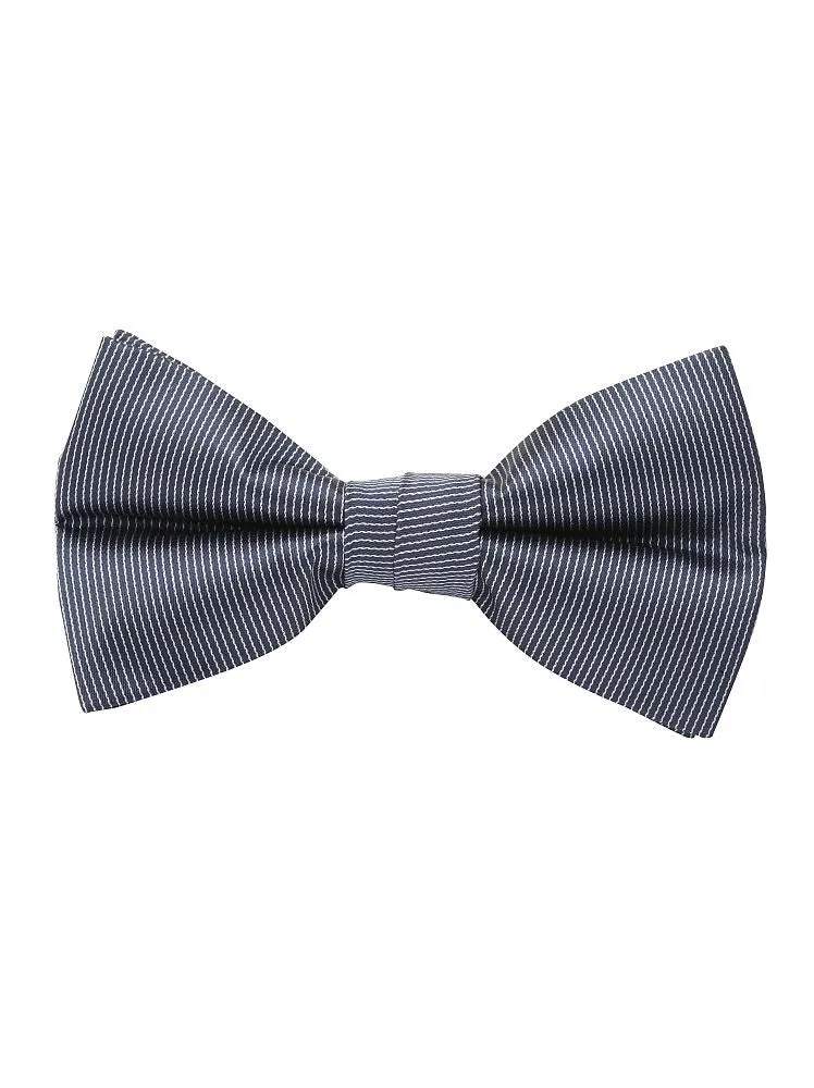 BOW TIE W/ HANK   PINSTRIPE BOW TIE