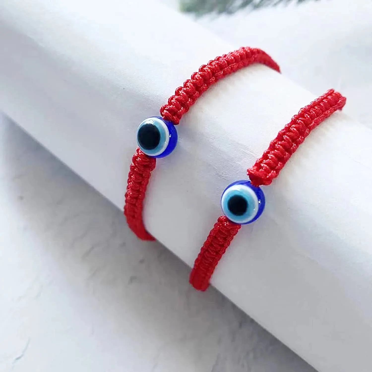 Bracelet Evil Eye Braid Red