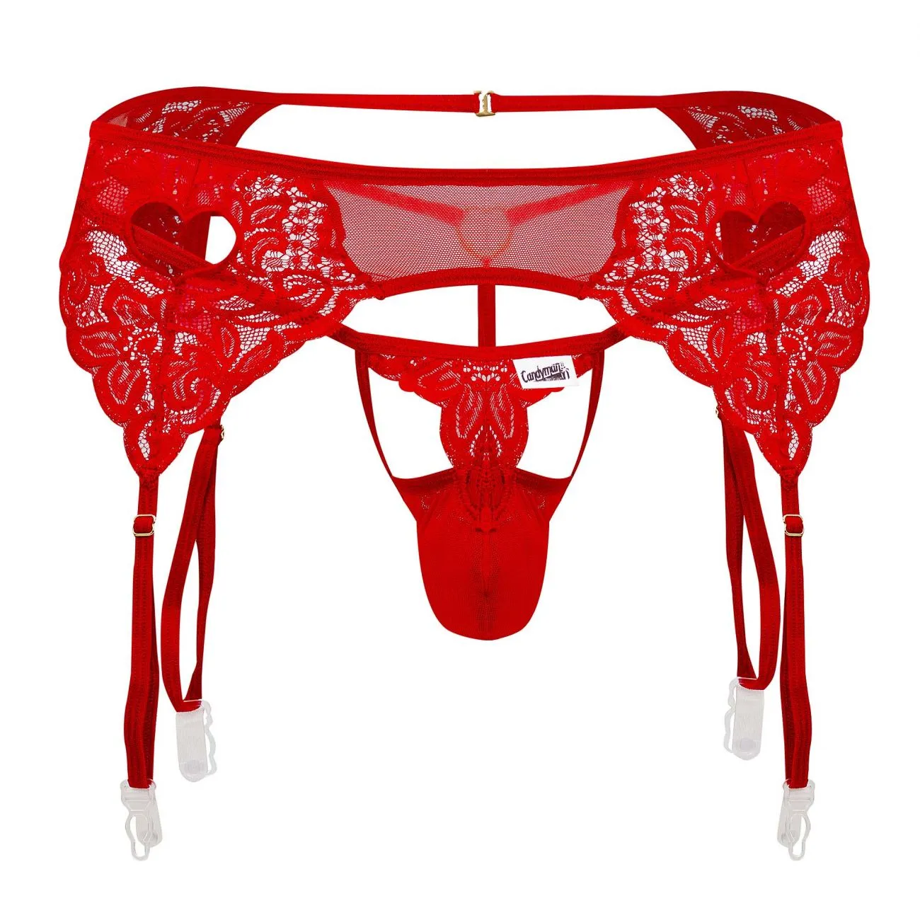 CandyMan Lace Garther G-String