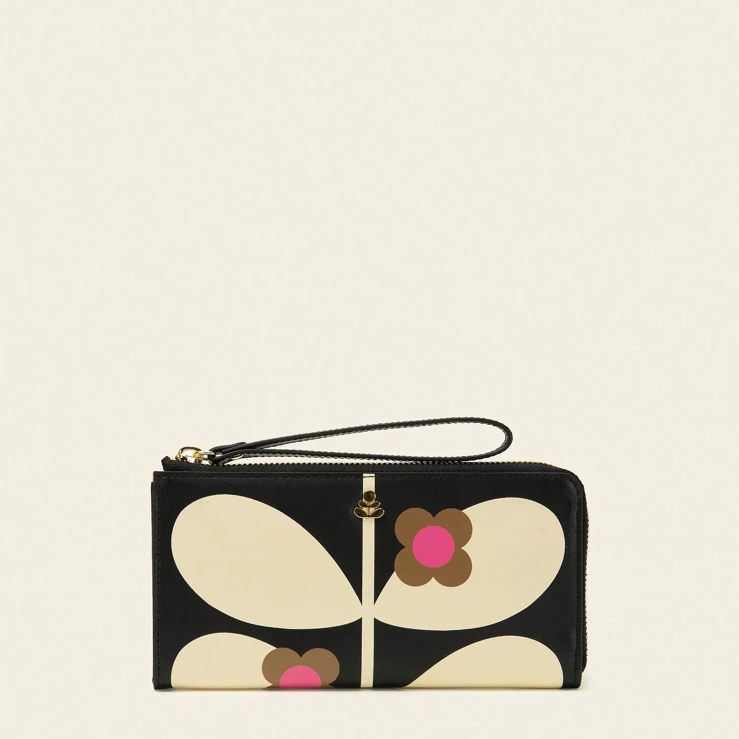 Carrie Long Zip Purse - Wild Rose Stem