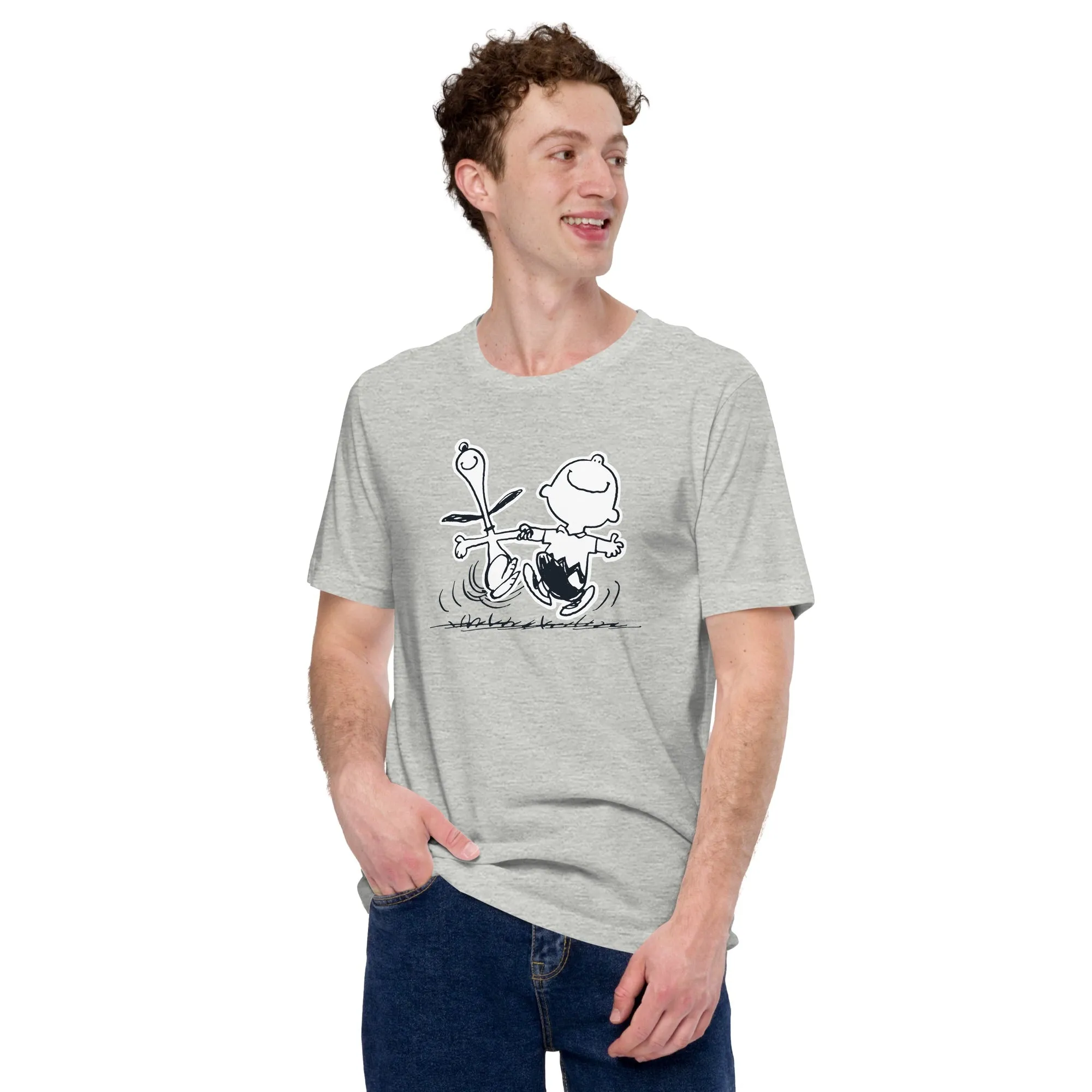 Charlie Brown & Snoopy Adult T-Shirt