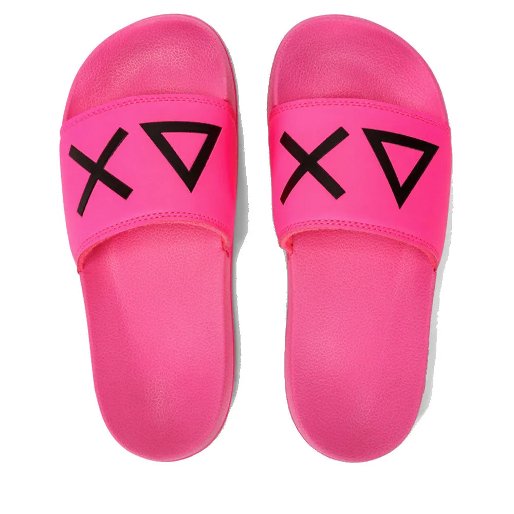 Ciabatte da Donna SUN 68 Linea Slippers Logo Colore Fuxia Fluo - X34203