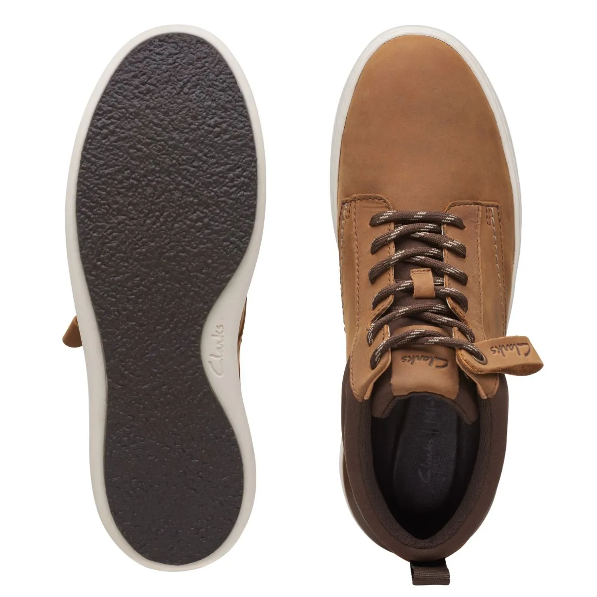 Clarks CourtLite Mid Light Tan