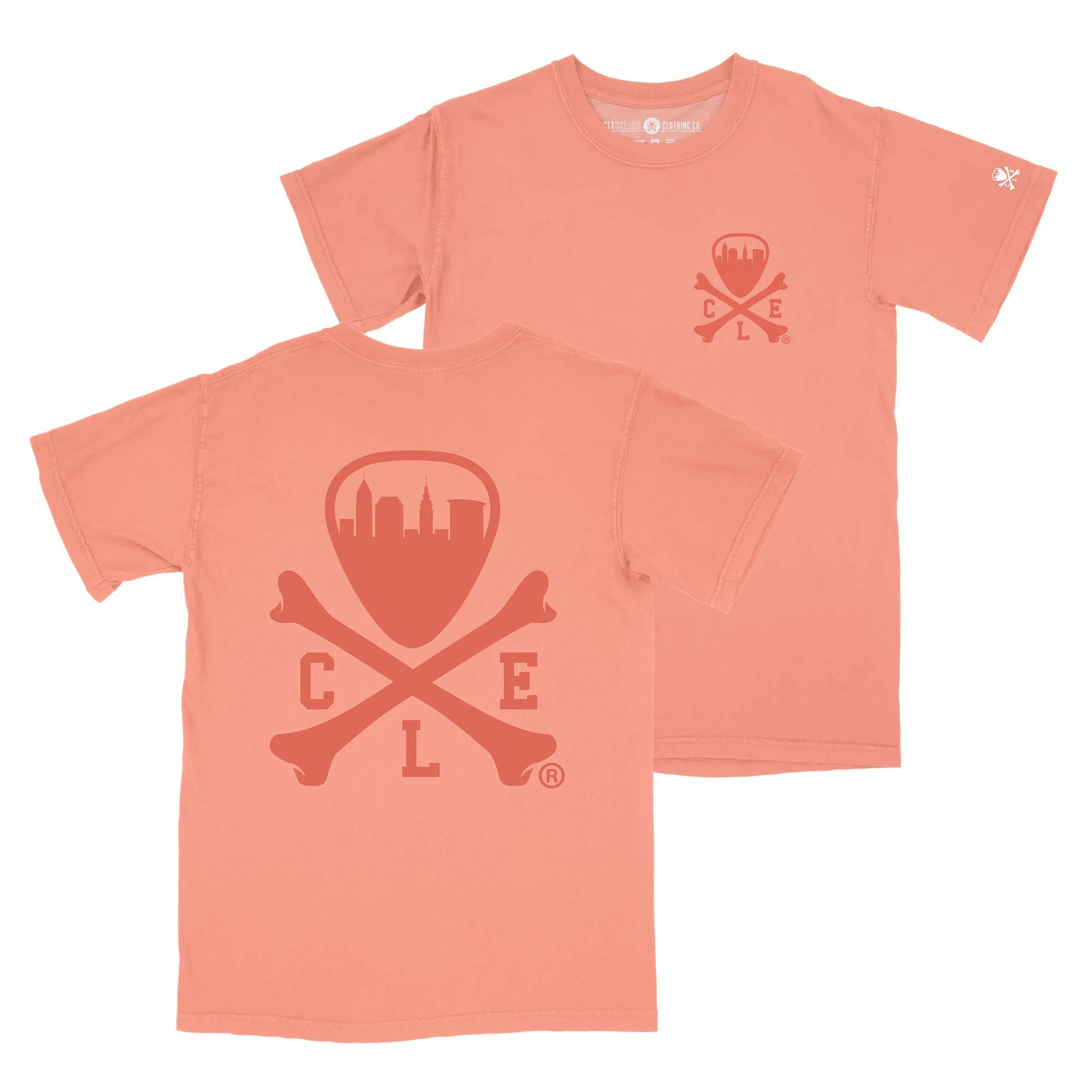 CLE Logo - Unisex Crew T-Shirt - Melon