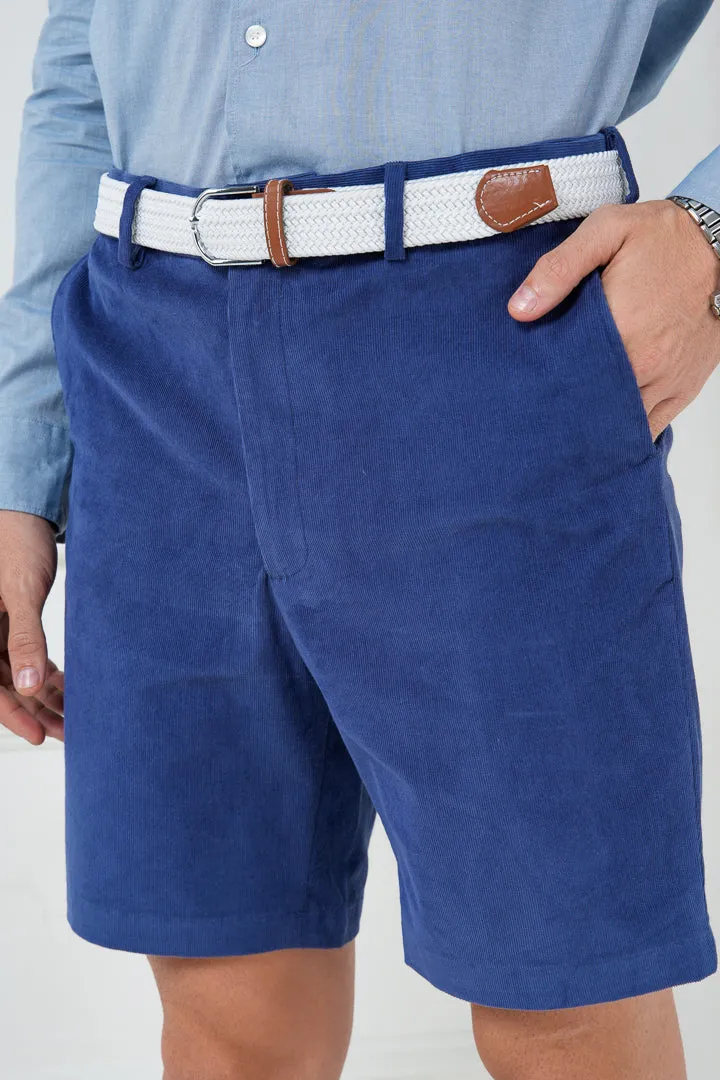 Columbia Blue Corduroy Stretch Chino Shorts