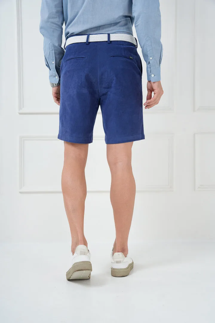 Columbia Blue Corduroy Stretch Chino Shorts