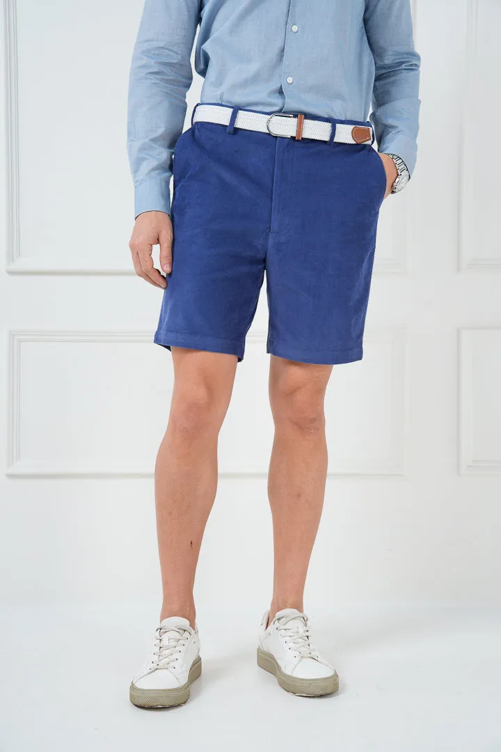 Columbia Blue Corduroy Stretch Chino Shorts