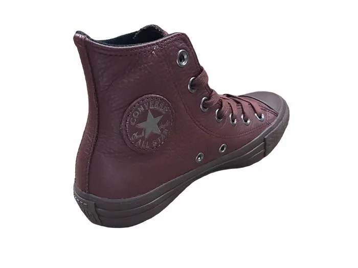 Converse shoe sneakers for adults in ctas 155131C burgundy leather