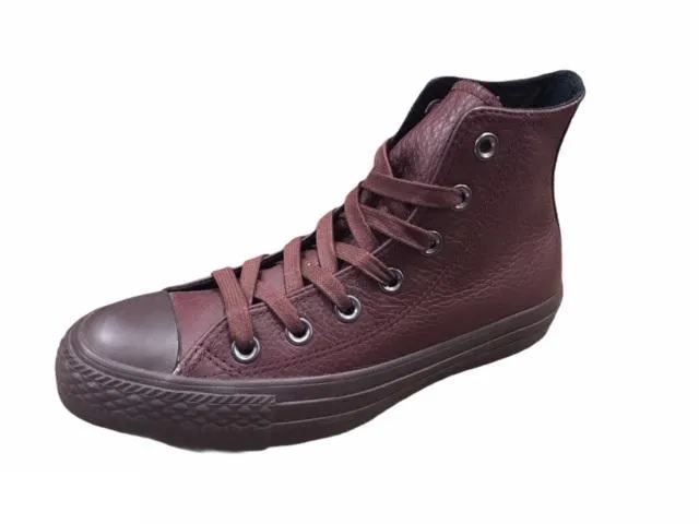 Converse shoe sneakers for adults in ctas 155131C burgundy leather