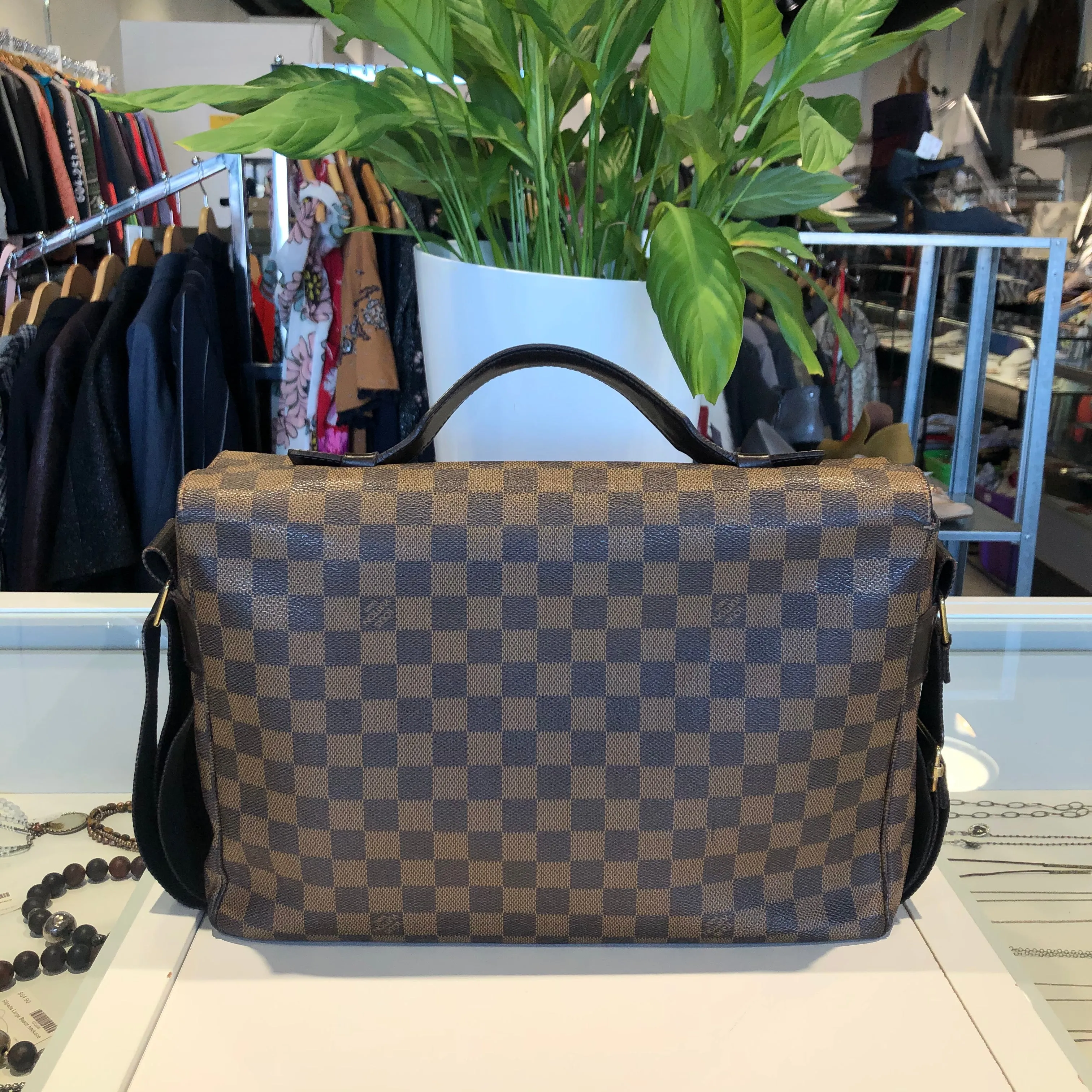 Damier Ebene Broadway Messenger Bag