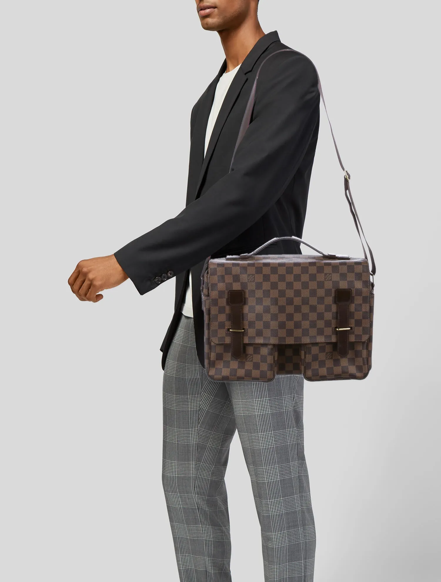 Damier Ebene Broadway Messenger Bag